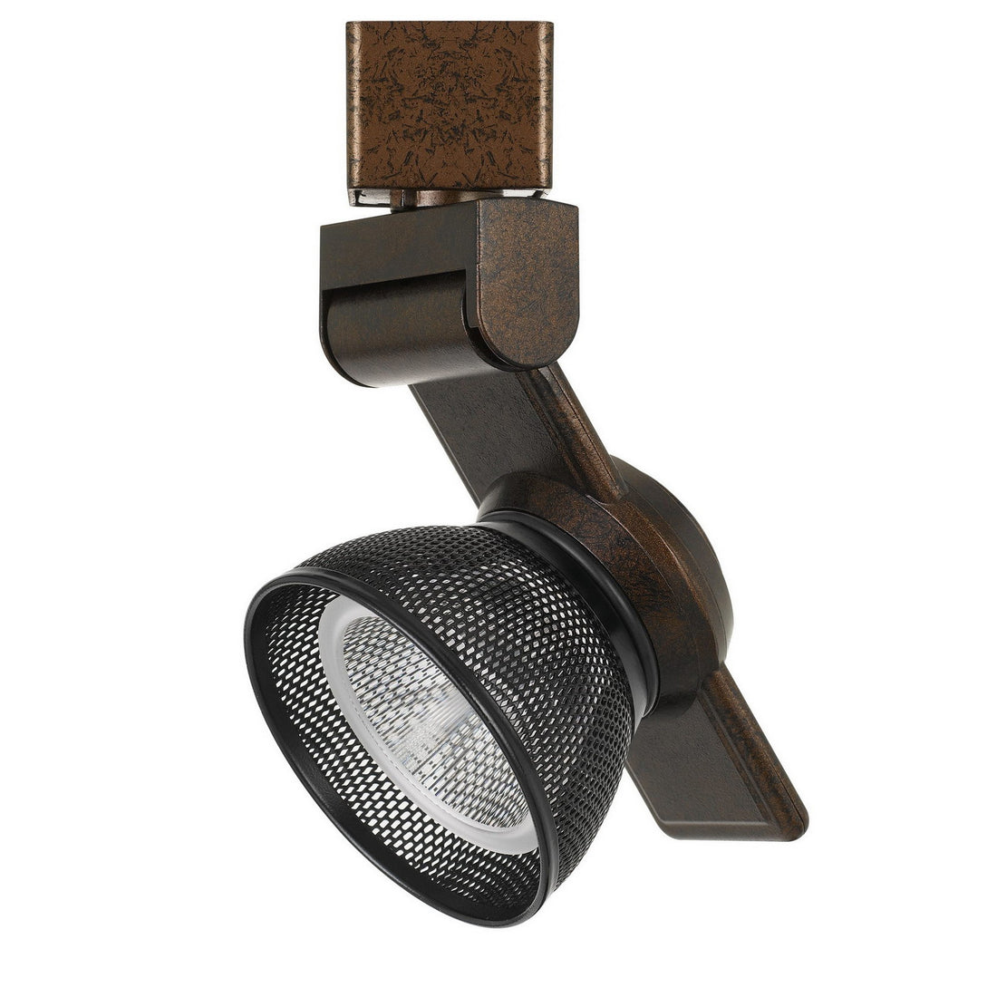 12W Integrated LED Metal Track Fixture with Mesh Head gold+black-metal