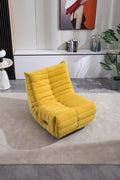 Velvet Round Barrel Chair with Sectional