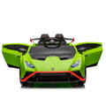 Lamborghini Huracan Sto 24V Kids Electric Ride On green-polypropylene