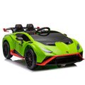 Lamborghini Huracan Sto 24V Kids Electric Ride On green-polypropylene