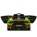 Lamborghini Huracan Sto 24V Kids Electric Ride On green-polypropylene