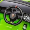 Lamborghini Huracan Sto 24V Kids Electric Ride On green-polypropylene