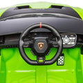 Lamborghini Huracan Sto 24V Kids Electric Ride On green-polypropylene