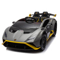 Lamborghini Huracan Sto 24V Kids Electric Ride On gray-polypropylene