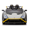 Lamborghini Huracan Sto 24V Kids Electric Ride On gray-polypropylene