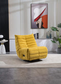 Velvet Round Barrel Chair with Sectional