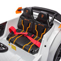 Lamborghini Huracan Sto 24V Kids Electric Ride On white-polypropylene