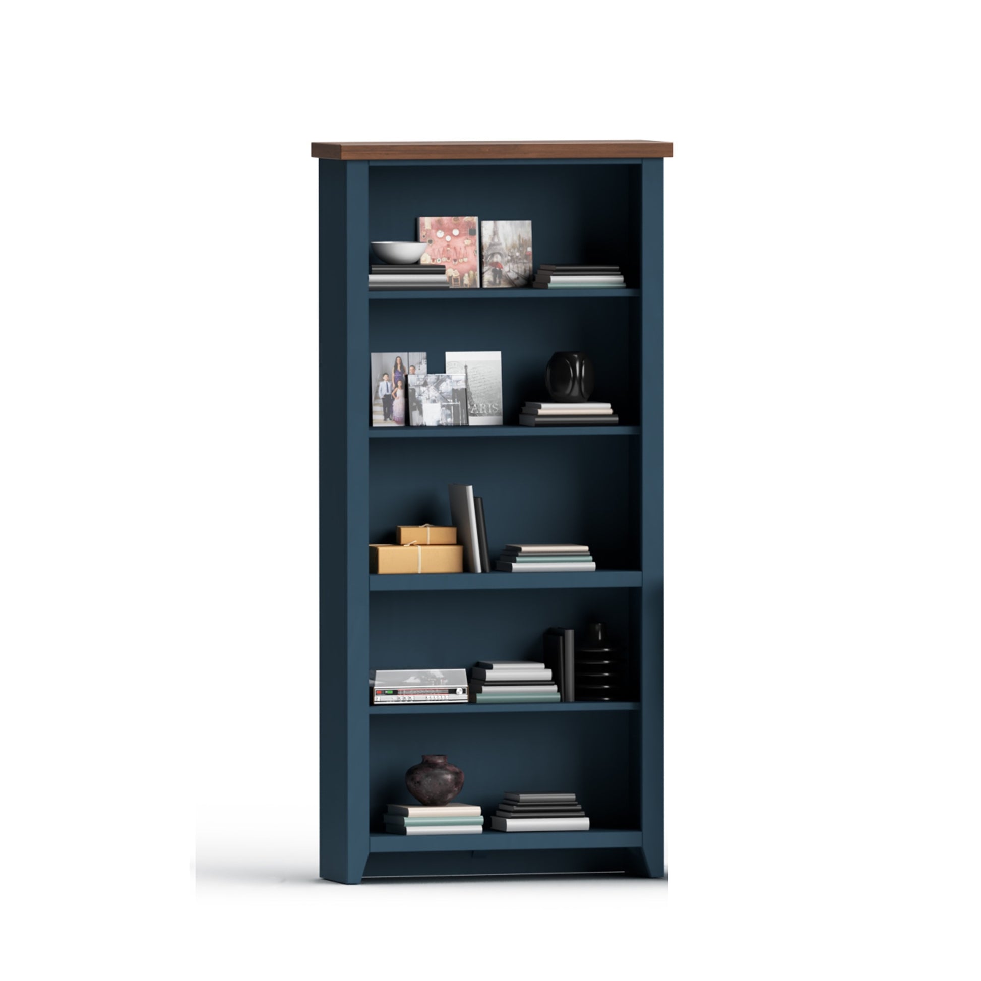 Nantucket 72 Inch High 5 Shelf Bookcase, No