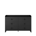 Chest Of Drawers Black Dresser6 Drawer Chest With