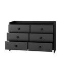 Chest Of Drawers Black Dresser6 Drawer Chest With