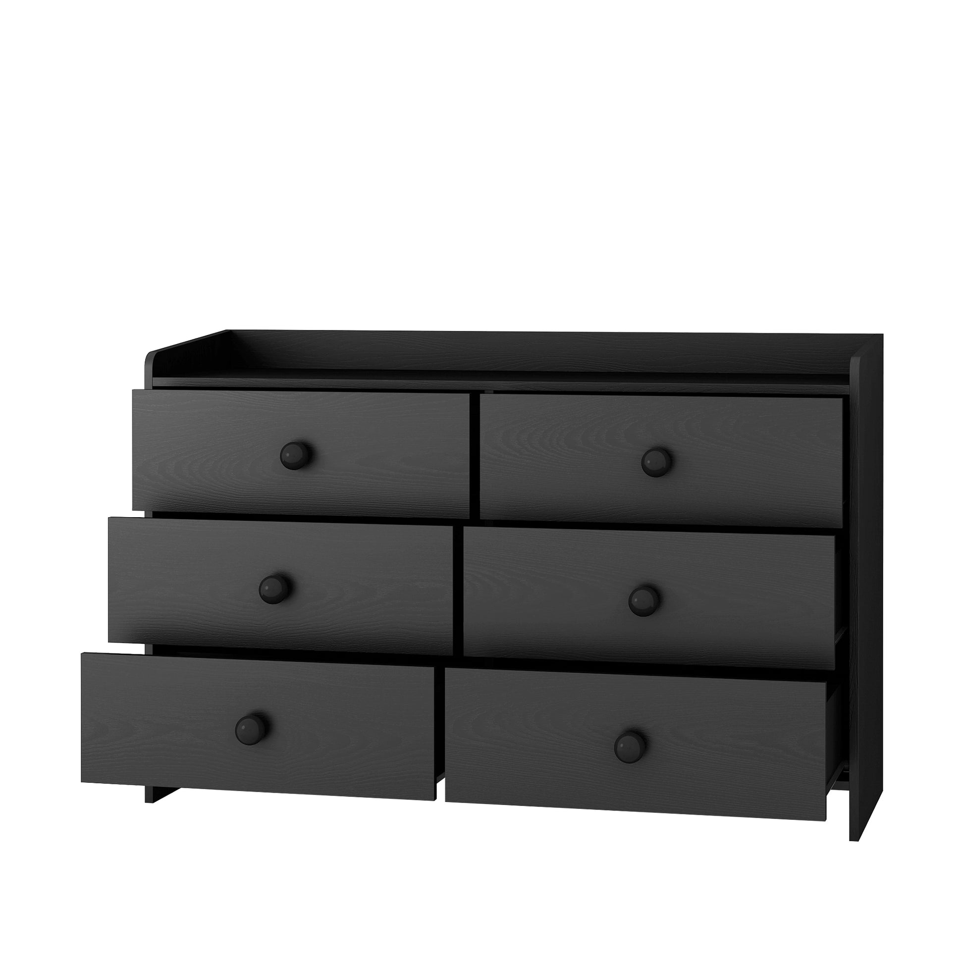 Chest Of Drawers Black Dresser6 Drawer Chest With