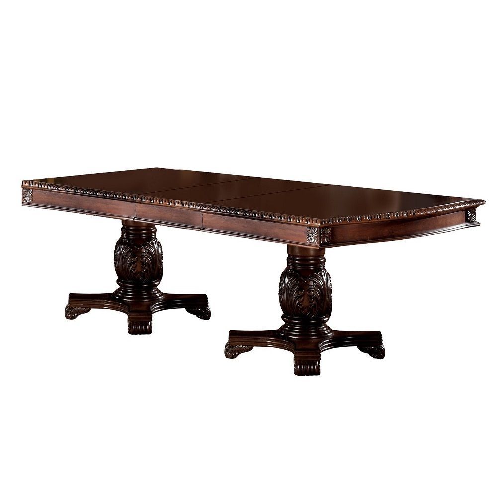 ACME Chateau De Ville Dining Table in Cherry 04075A cherry-solid wood