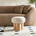 W8017 1 Mushroom Stool, Grieg Plush Cushion,