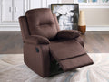 Elegant Modern Chocolate Color Microfiber Motion chocolate-microfiber-manual-handle-metal-primary