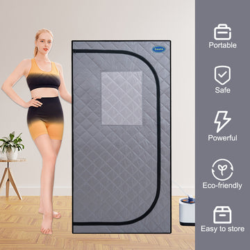 Portable Grey Mini Plus style Steam Sauna tent