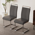 Modern Dining Chairs,Pu Faux Leather High Back -