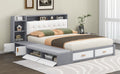 Queen Size Low Profile Platform Bed Frame With -