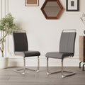 Modern Dining Chairs,Pu Faux Leather High Back -