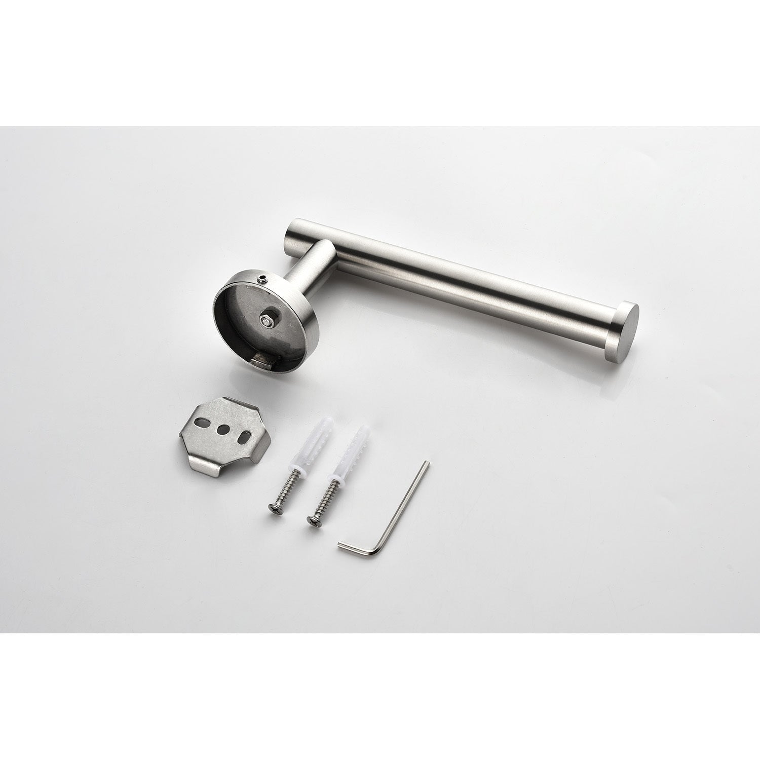 3 Piece Bathroom Hardware Set brushed nickel-stainless steel