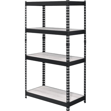 4 Tier Bookshelf with Mdf Adjustable Shelves,