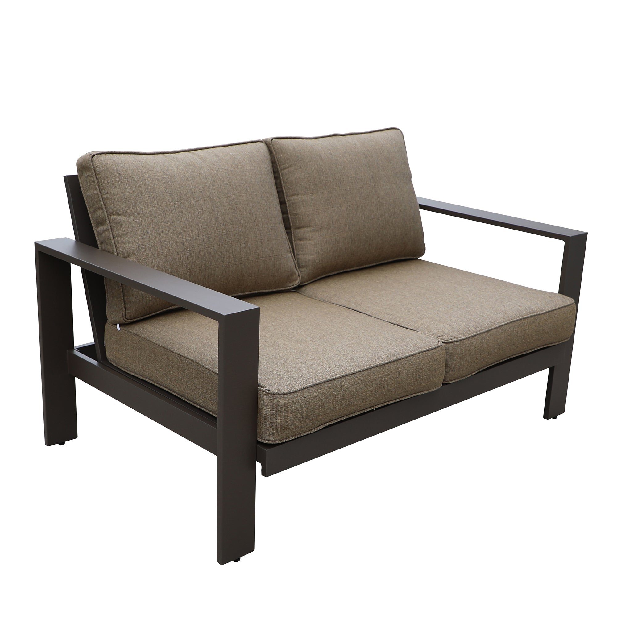 Colorado Outdoor Patio Furniture Brown Aluminum