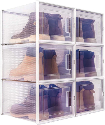 Storage Shoe Box Foldable Clear Sneaker Display