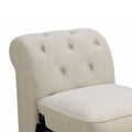 20 Inch Armless Sofa Chair, Linen Like Fabric,