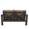 Colorado Outdoor Patio Furniture Brown Aluminum