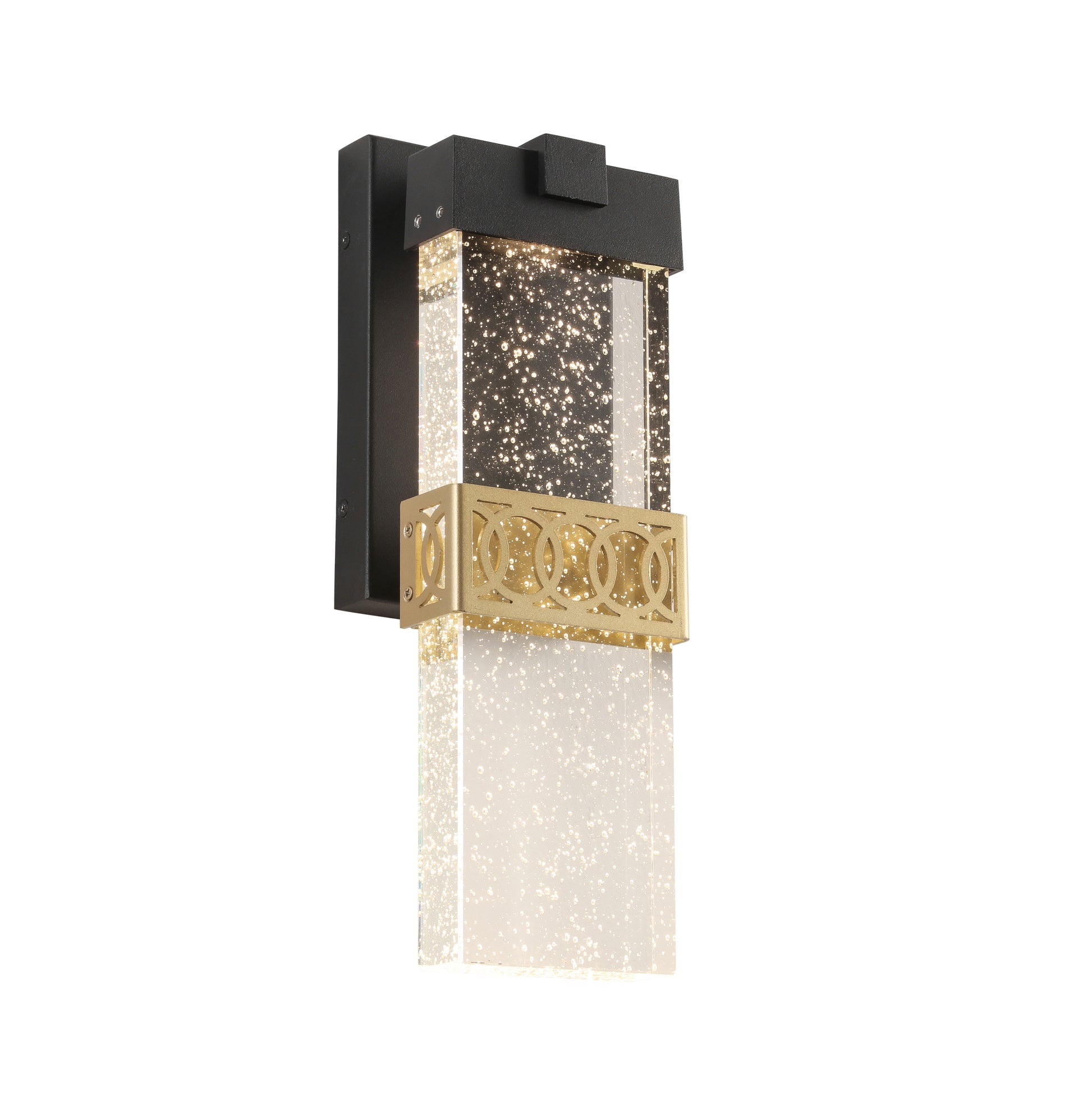 1 Light Black and Gold not Motion Sensing Led