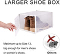 Storage Shoe Box Foldable Clear Sneaker Display