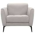 19 Inches fabric Sofa Chair with Flared Armrests