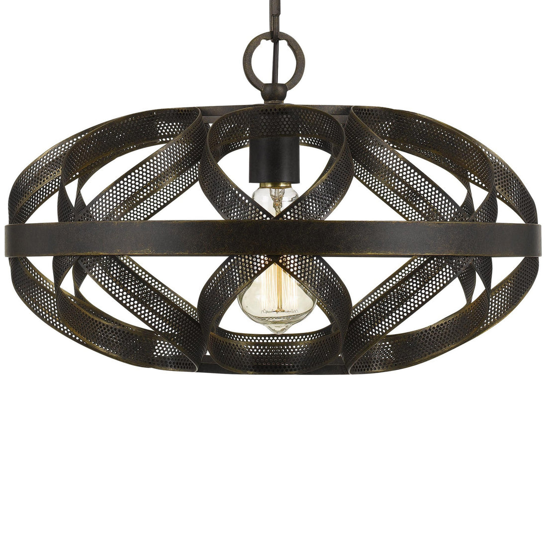 60w Twisted Metal Mesh Design Pendant Fixture,