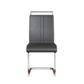 Modern Dining Chairs,Pu Faux Leather High Back -