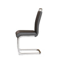 Modern Dining Chairs,Pu Faux Leather High Back -