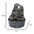 9.8inches Indoor Tabletop Fountain Cascading