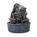 9.8inches Indoor Tabletop Fountain Cascading