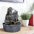 9.8inches Indoor Tabletop Fountain Cascading