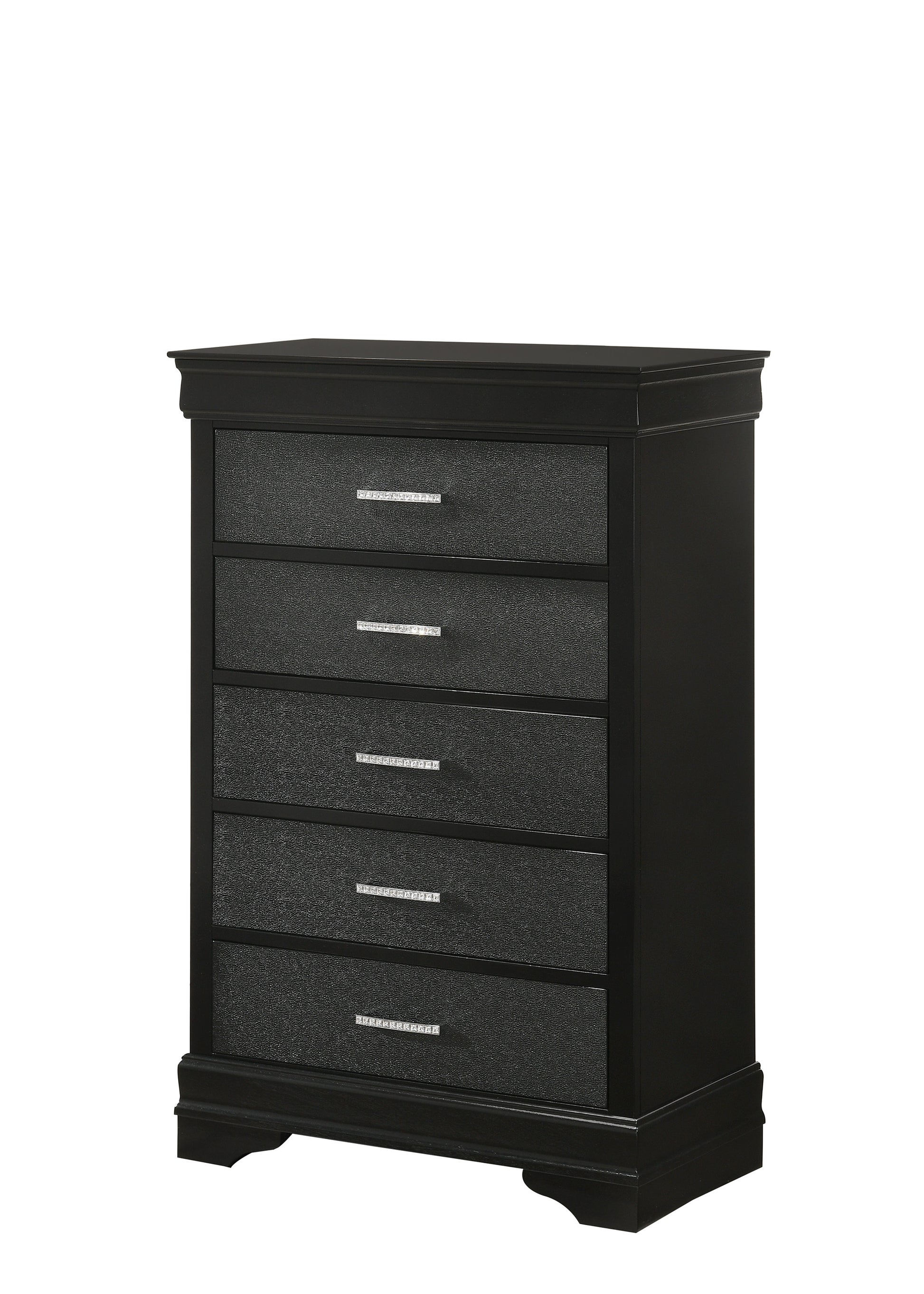 Amalia Chest Black - Black Wood