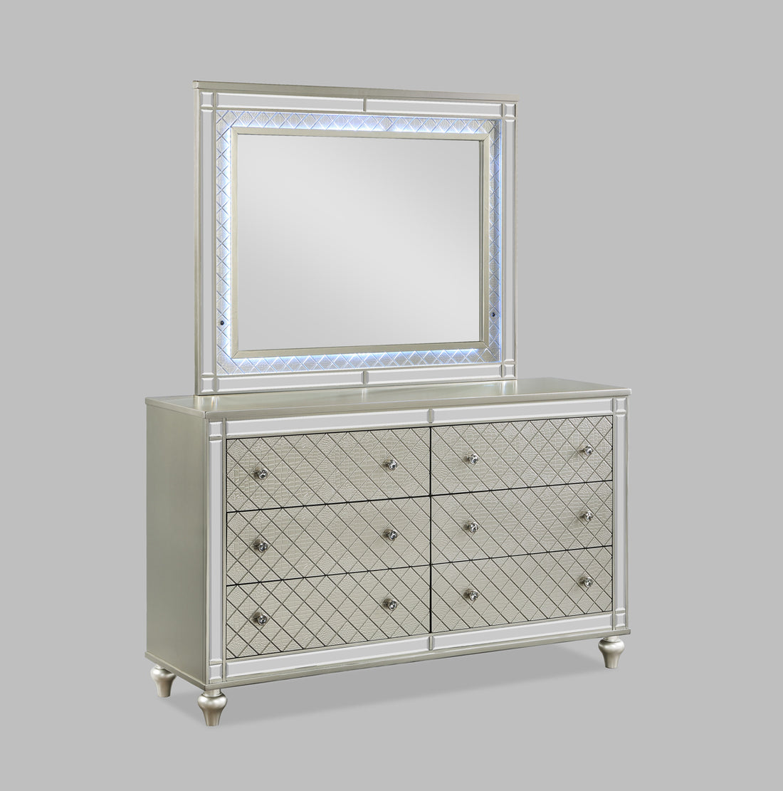 Cristian Dresser Champagne - Beige Wood