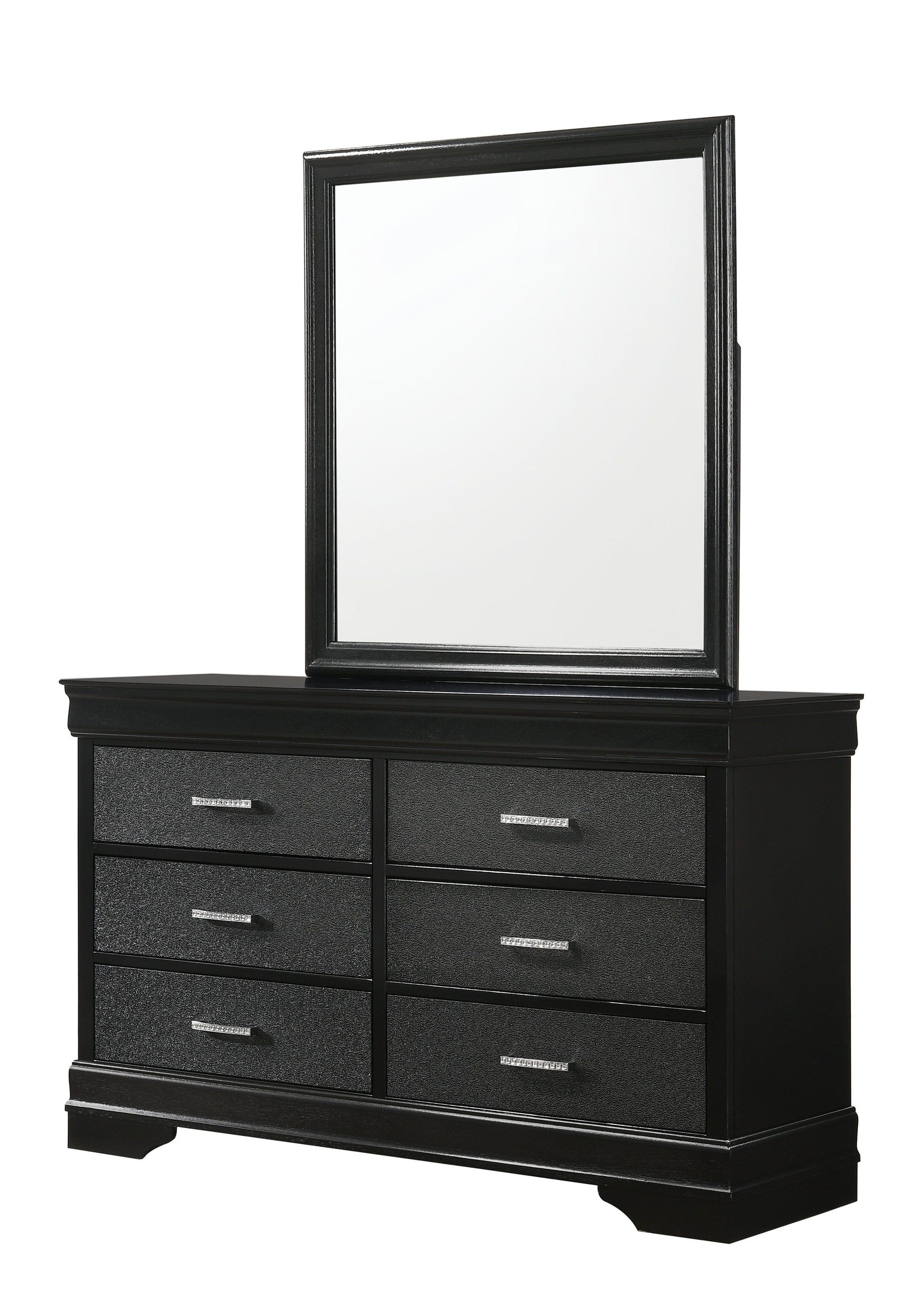 Amalia Dresser Black - Black Wood