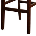 Dual Tone Fabric Upholstered Wooden Bar Stool,