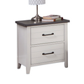 White Color Nightstand Bedroom 1pc Nightstand