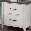 White Color Nightstand Bedroom 1pc Nightstand