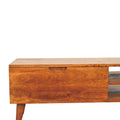 Chestnut Handle Media Unit - Chestnut Solid Wood