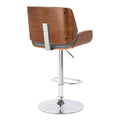 Curved Design fabric Barstool with Swivel