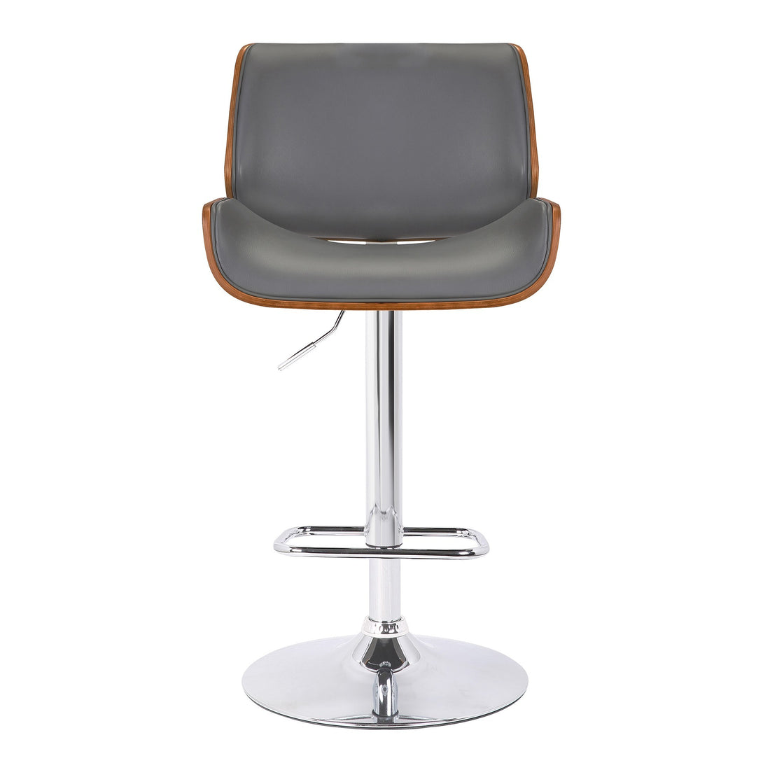 Curved Design fabric Barstool with Swivel