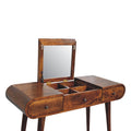 Chestnut Mirror Dressing Table - Chestnut Solid