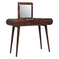 Chestnut Mirror Dressing Table - Chestnut Solid