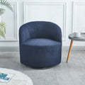 SLifet Swivel Barrel Chair, Swivel Chair, Barrel purplish blue-primary living