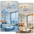 Crystal Ceiling Fan Reversible Blades 3 Wind